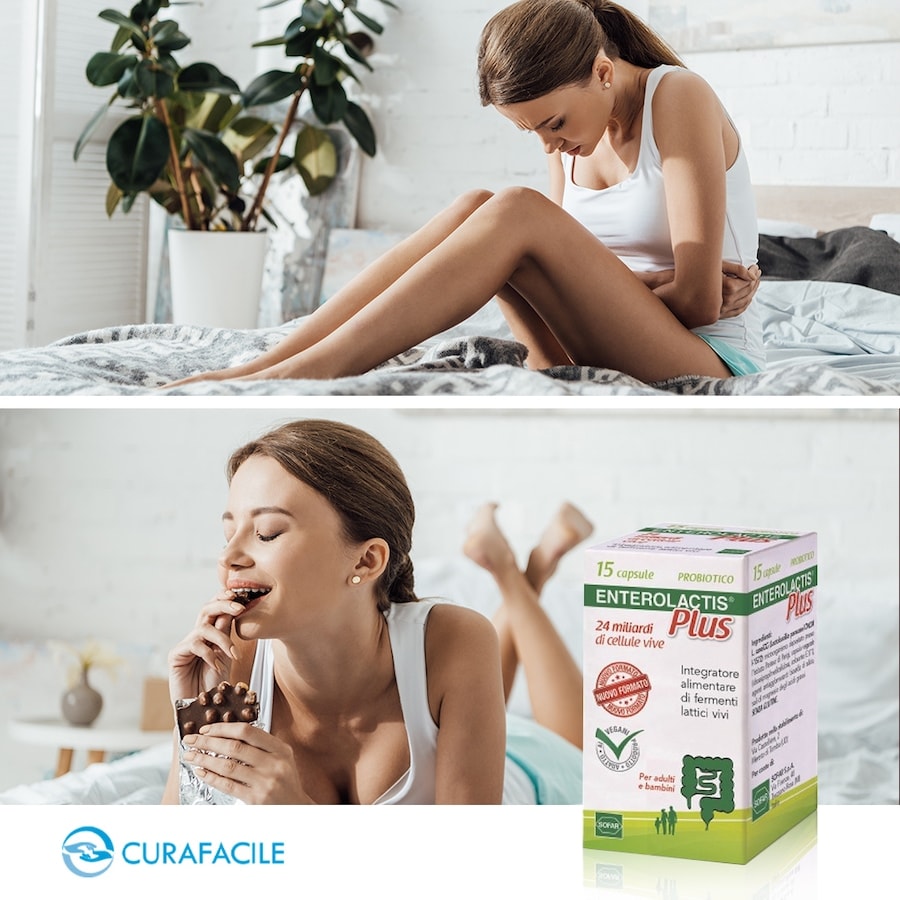 integratore fermenti lattici vivi enterolactis plus capsule