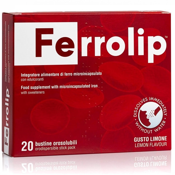integratore ferro ferrolip bustine integratore ferro ferrolip bustine