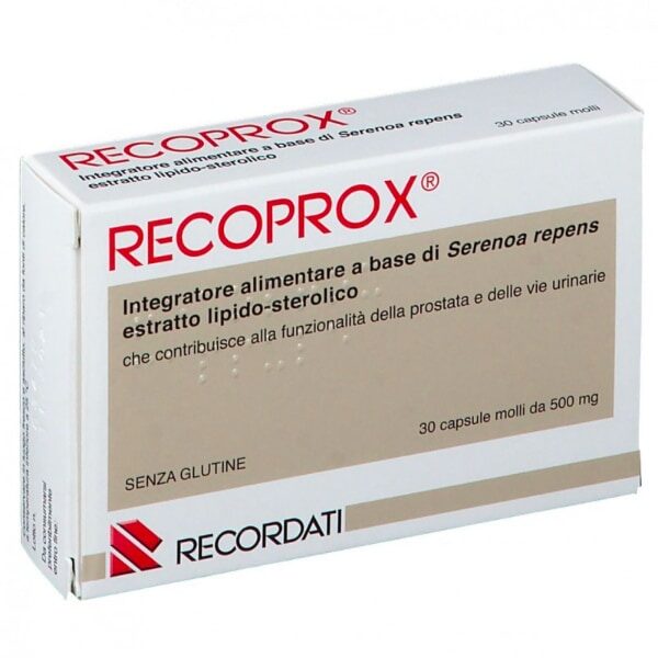 Integratore alimentare prostata Recoprox capsule recordati