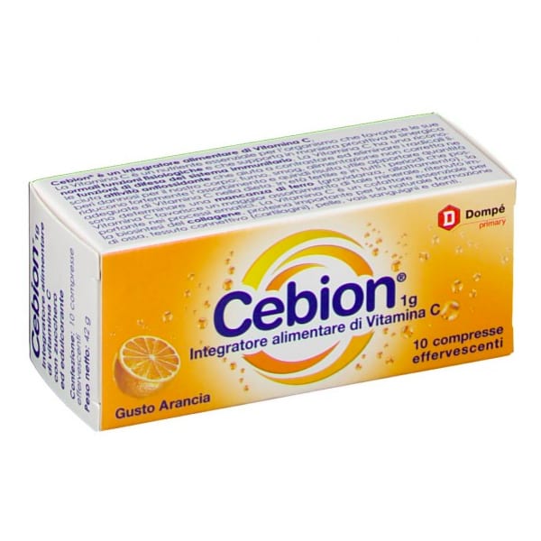 Cebion effervescente arancia 10 compresse Cebion effervescente arancia 10 compresse